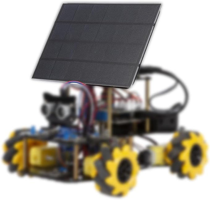 ACEBOTT Smart Car kit Functions STEM Coding for Ages 16+ Solar Energy Expansion Pack(Without Car)-QD008