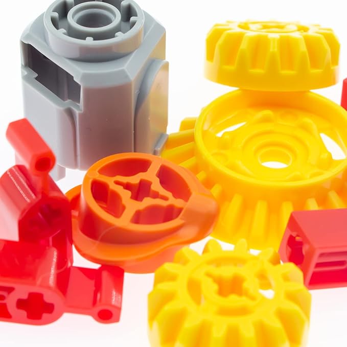 836PCS Technic-Parts Building-Block MOC Technical-Vehicles-Gears Technical Lots Pack Bulk Toys Accessories Pieces Sets, Chain Link Pins Connector Joints Bricks