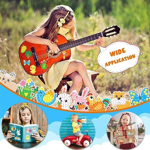 Labeol Diamond Art Kits for Kids Boys and Girls Ages 6-8-10-12 Easy to DIY Creative Diamond Art Sticker Craft by Numbers Kits for Kids and Adult Beginners (Farm) - Image 2