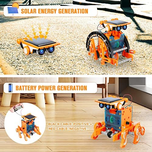 STEM 13-in-1 Education Solar Power Robots Toys for Boys Age 8-12 - Image 5