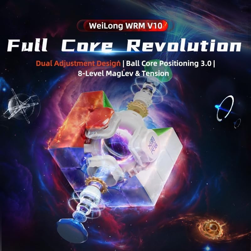 Bukefuno MoYu WeiLong WRM V10 Magnetic 3x3 Speed Cube Stickerless 2024 - Image 2