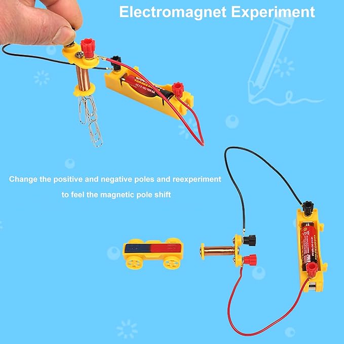 Large Science Lab Magnet Kit Physics Electromagnet Experiment Set for School Education Science Experiment Tools Teacher Supply