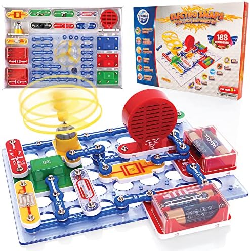 Science Kidz Electronics Kit - 188 Science Experiments Set for Kids by Unknown