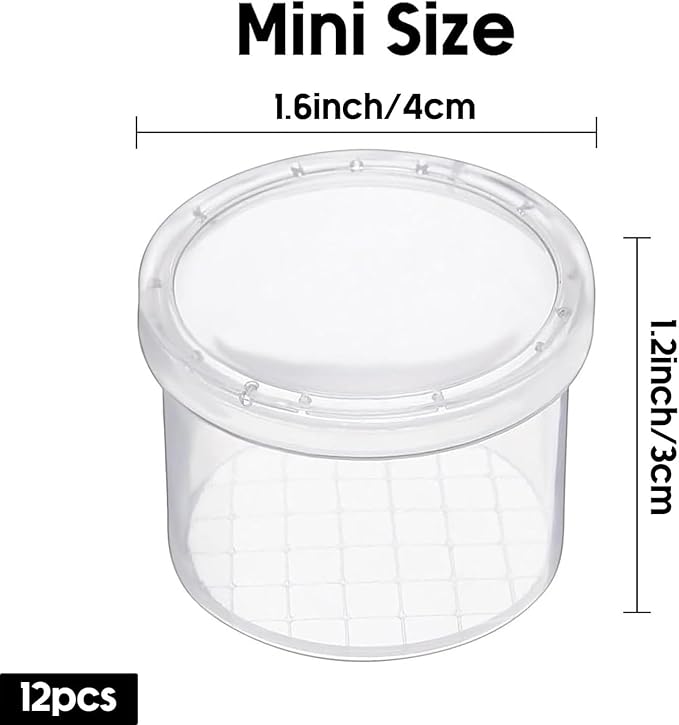 12 Pcs Bug Viewer Critter, Magnifier Bug Catcher cage, Plastic Insect Magnification Observation cage, Tools for Learning, Playing, and Exploring Science and Nature