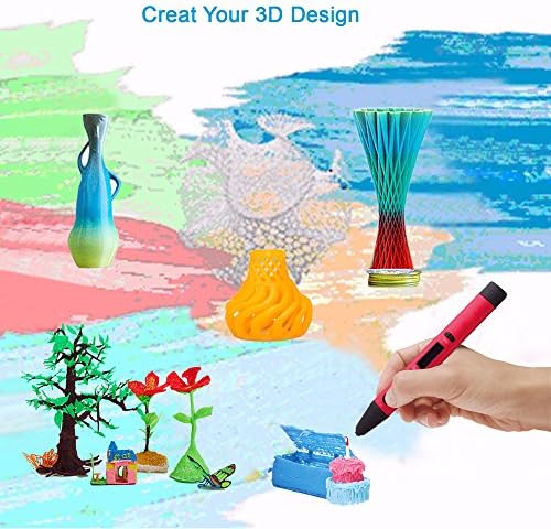 3D Pen 3D Printer Filament, 24 Colors 1.75mm PLA Filament Pack, High-Precision Diameter Filament, Each Color 10 Feet, Total 240 Feet Lengths by Mika3d - Image 4