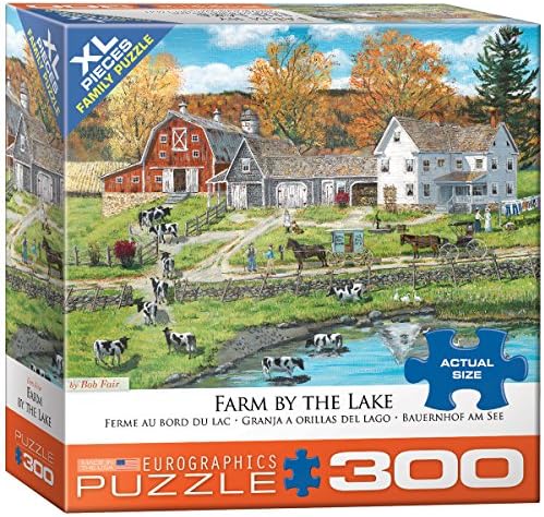 Farm by Lake Family Puzzle 300pc by EuroGraphics