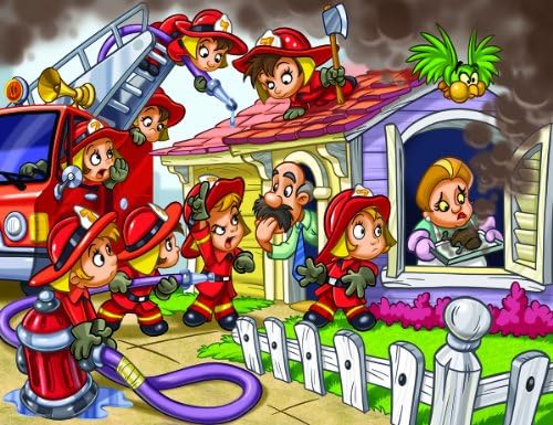 EuroGraphics Girl Power! Firefighters Puzzle (100-Piece) - Image 2