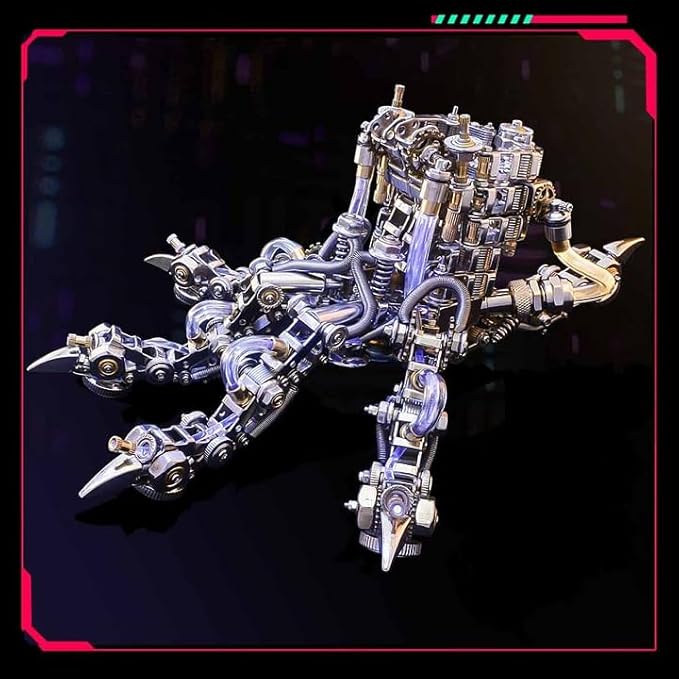 Metalkitor 3D Metal Puzzles for Adults, Dragon Claw Model Kit Jigsaw - Steampunk DIY Ornament - Assembly Crafts Brain Teaser - Perfect Room Decor and Gift Choice, 800+ PCS