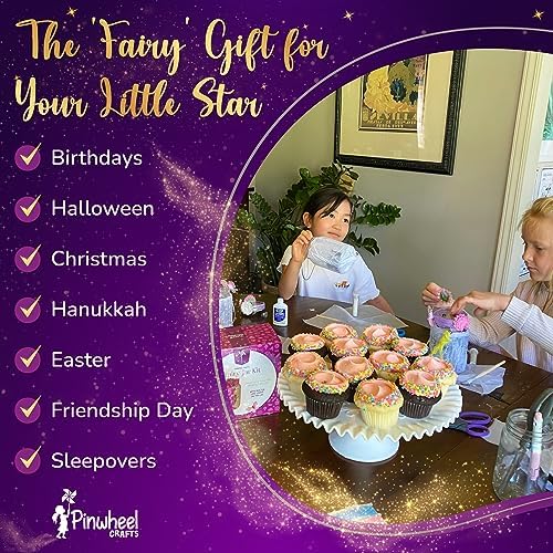 Pinwheel Crafts Fairy Lantern Night Light Kit for Kids Ages 6-12, Pack of 2 - Image 6