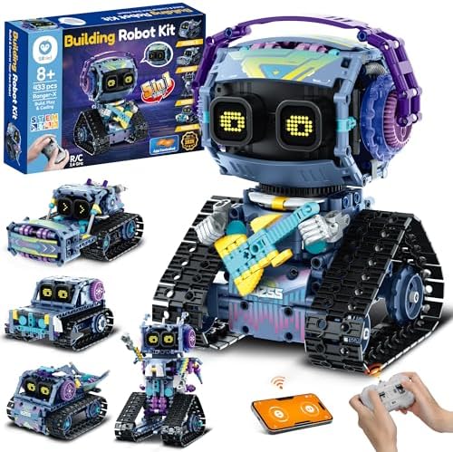 Bundle - 2 Items: Sillbird Solar Robot Toys & Robot Building Kit with Remote Control, Coding Christmas STEM Technic Toys for Birthday, DIY Science Educational Robotic Toys for Kids Teens - Image 4
