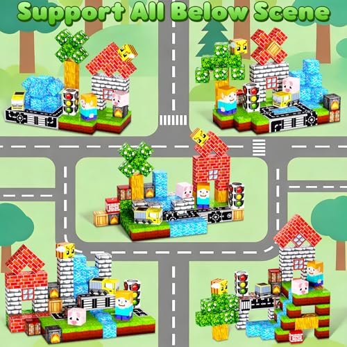 Magnetic Blocks, 100PCS Building Cubes, Boys Kids Gifts Toys - Image 3
