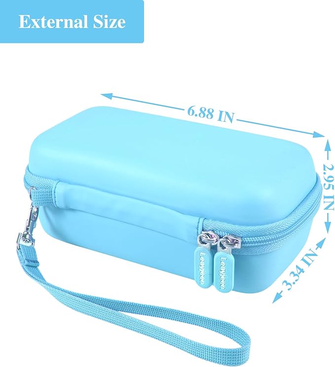 Leayjeen Storage Case Compatible with 3Doodler Start+ Essentialsfor 3D Pen Set for Kids, Fit for 3D Printing Pen Carrying case(Case Only)-Blue