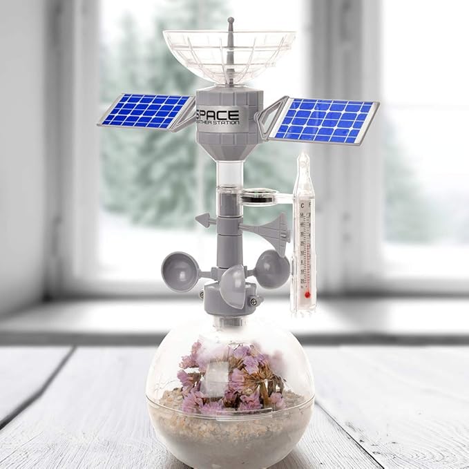 PLAYSTEM Space Weather Station Water Cycle Simulation Learning Kit-Climate Change, Global Warming, Lab - STEM Toys Educational Gift for Kids & Teens, Girls & Boys