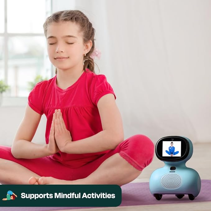 MIKO Mini: AI Robot for Kids with 30-Day Free Max | Voice-Interactive Play & STEAM Activities | Games, Stories & Dance | Child-Safe, Compact Gift for Boys & Girls Ages 5–10 | Blue