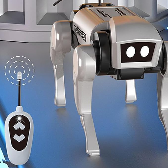 Robot Dog, Fun Interactive Design, 1 Piece, Children Robot Building Set, Science Experiment Robotics Kit, Skill Building, for Bonding and Shared Educational