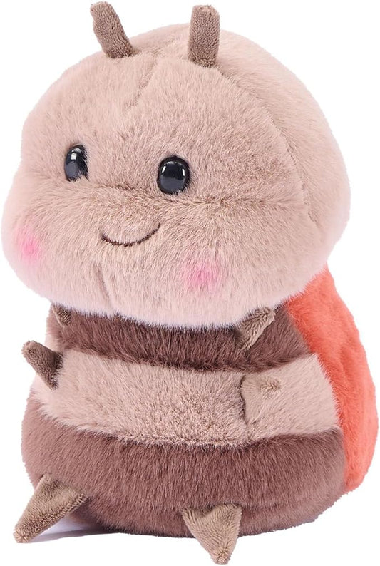 Realistic Ladybug 8 inch Cute Wild Stuffed Animal Ultra Soft Plushies Toys Kawaii Gifts for Kids Adults Grey