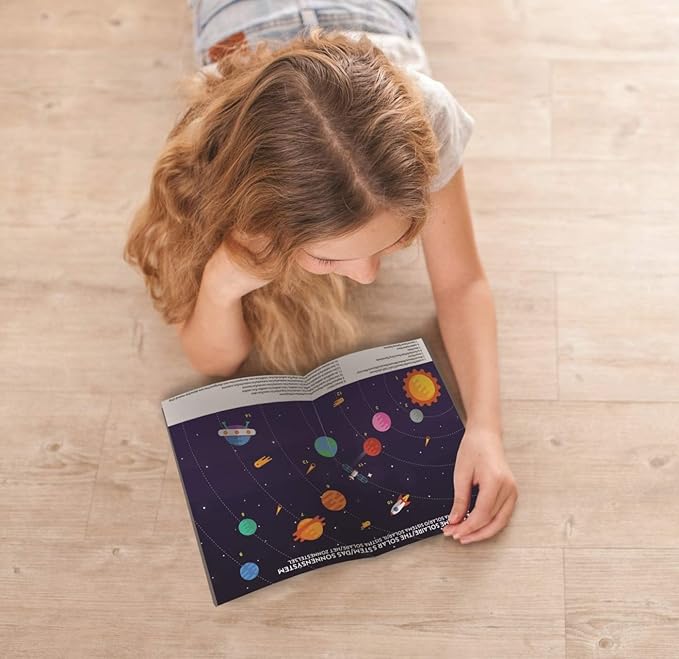 LEXiBOOK, 2-in-1 Constellations and Images Planetarium Projector, 24 Images to Discover Space, 2 Constellation Domes, STEM, White/Blue, NLJ180