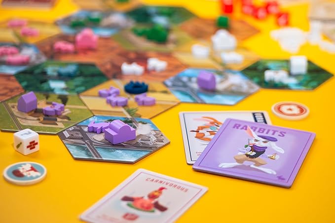 Deluxe Edition – Premium Strategy Board Game for Adults & Family, 2–5 Players, 1-2 Hours, Resource Management, Area Control, Asymmetric Powers w/Nuclear Farm Animals, Great for Game Night