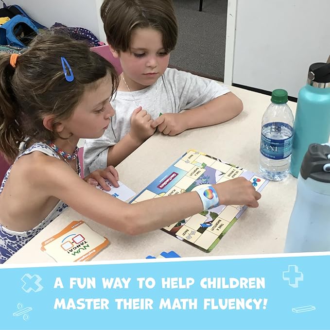 Math PowerPack – 10 Game Learning Kit for Grades K–5 – Build Skills in Numbers, Operations, Money, and More
