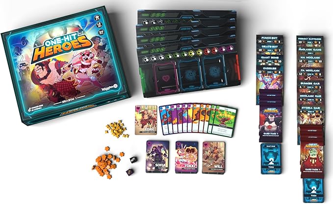 Wiggles 3D One-Hit Heroes – Cooperative Boss Battle Card Game 1–4 Players | Deck-Building | Superhero Co-op Adventure | Ages 10+ | from The Creators of 5-Minute Dungeon