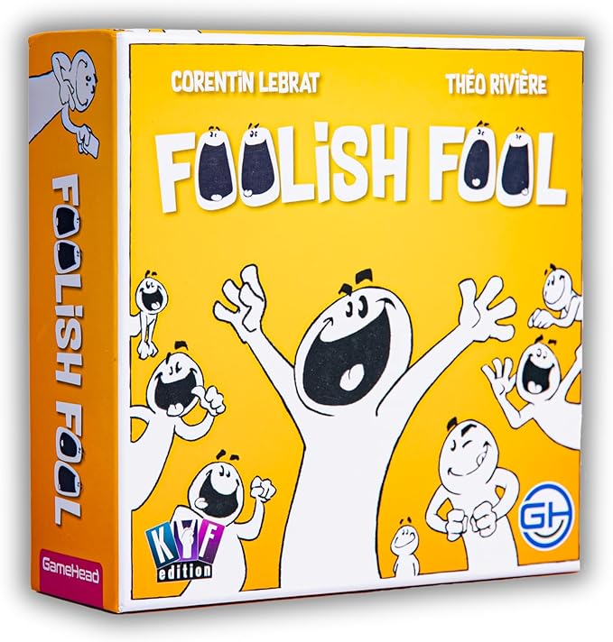 GameHead Foolish Fool, The Goofy Rule Party Game for Families and Parties, Ages 8+, 3-8 Players, Fast Paced 15 Minute Play Time, Fun and Travel Friendly