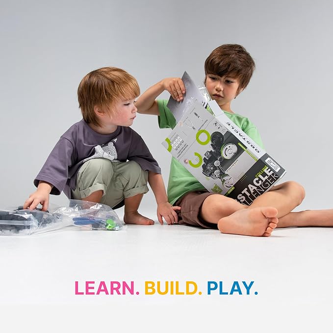 Obstacle Challenger Collins, STEM Educational Robotic Assembly Toy