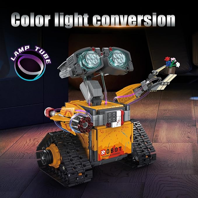 5 in 1 STEM Robot Building Kit, 673 Piece APP/Remote Control Mech RC Robotics for Kids Ages 8-12, Educational Science Kit Coding Robots Toy Building Set, Birthday Gifts for Boys Age 8-14+