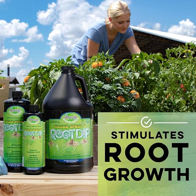 Microbe Life Hydroponics Additive Kit, Includes One 16-Ounce Bottle Each of Photosynthesis Plus, Foliar Spray & Root Dip, and Vegetable and Fruit Yield Enhancer, Use with Any Feeding Systems