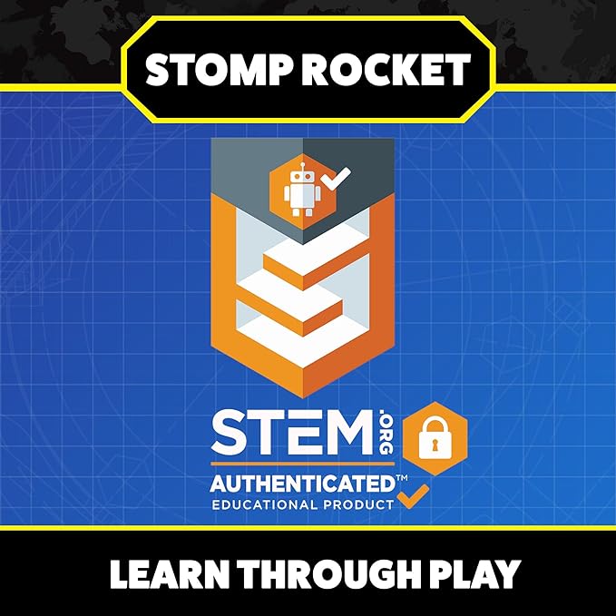 Stomp Rocket Stunt Plane Launcher Toy for Kids - 3 Foam Airplane Toy Soars Over 100 Feet - Unique Tricks & Adjustable Plane Rocket Launcher Stand - Fun Outdoor Toys & Gift for Boys or Girls