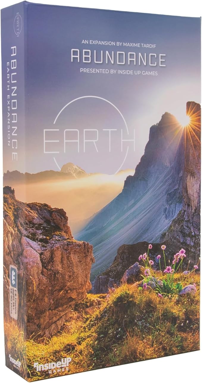 Inside Up Games Earth: Abundance Expansion | Board Game Expansion | Ecosystem Building, Card Drafting, Action Selection | 1 to 6 Players | 45-90 Minute Playtime | Ages 13+