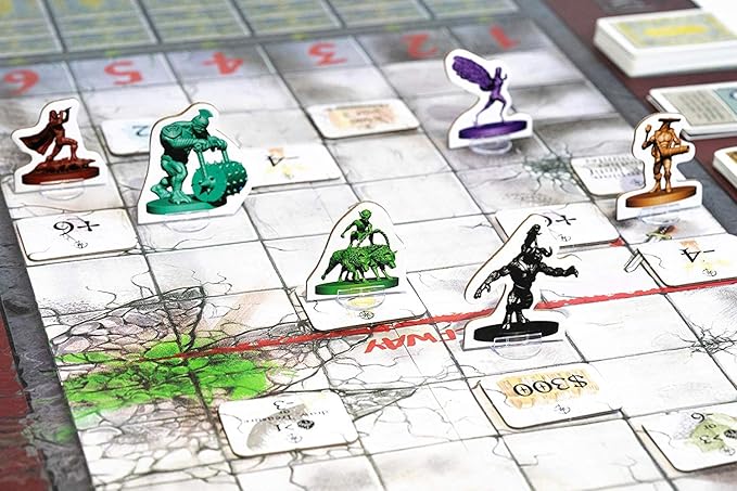 Rabbiteer Dungeon Derby - Family Friendly Strategy Board Game - Standard Edition - 3-6 Players