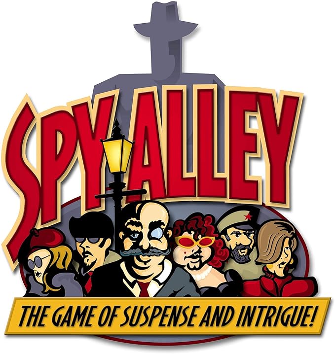 Spy Alley - Mensa Award-Winning Strategy Game - Social Deduction & Bluffing Board Game - Family Game Night Fun - Ages 8+ for 2-6 Players