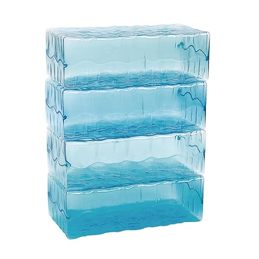 Excellerations Ice Blocks Set of 20, Building Blocks, STEM Engineering for Kids, Jumbo Floor Block Set