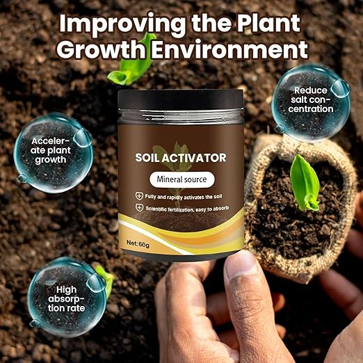 Soil Activators, Organic Soil Activators and Plant Fertilizers, Garden Beds for Cultivation, Potting Mix and Seedling Compost, Promoting Plant Rooting (2 PCS)