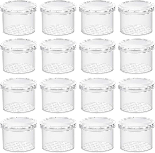 Coopay 16 Pieces Bug Viewer Critter Insect Cage Magnifying Insect Box Bug Magnifier Container Catcher Cage, Science Nature Exploration Tools