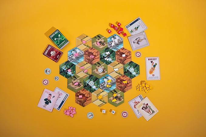 Standard Edition – Strategy Board Game for Adults and Family, 2–4 Players, 1-2 Hours, Resource Management, Area Control, and Asymmetric Powers w/Nuclear Farm Animals, Great for Game Night