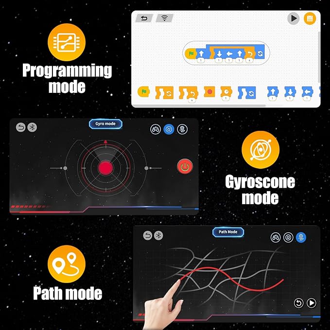 Gohero Robot Building Kit，5 in 1 STEM Toys for Boys Toys Age 8-10 with Remote & App Control，Robotics Technic Kits with 16 LED Expressions，Christmas & Birthday Gifts for Teen Boys & Grils (373 PCS)