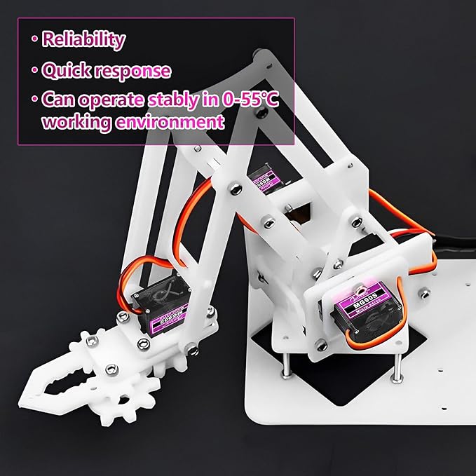 10 Pack Mg90s Servo Motor 9g Micro Servos Kits Metal Gear for DIY Smart Robot Toys RC Toy Car Model Helicopter RC Boat
