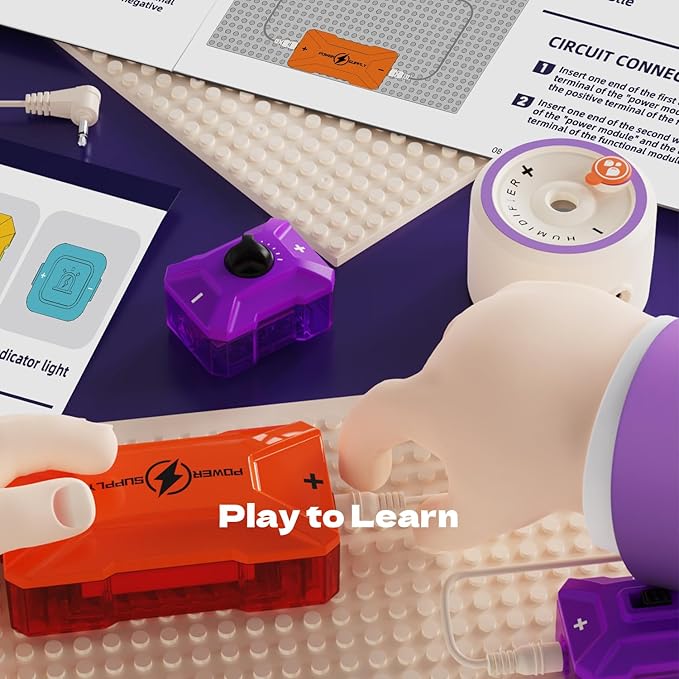 Dollox Science Kits for Kids – Level 4 Electrical Circuit Blocks with 380+ Projects, Educational Electronics Toy for Boys & Girls, Perfect Christmas & Birthday Gift
