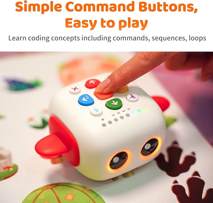 Tale-bot Pro Classroom Set Coding Robot for School Institution Kids 3-5, 6 TaleBot Pro Robots Included for School Supplies, STEM Educational Learning Toys for Kids to Learn Coding Basics