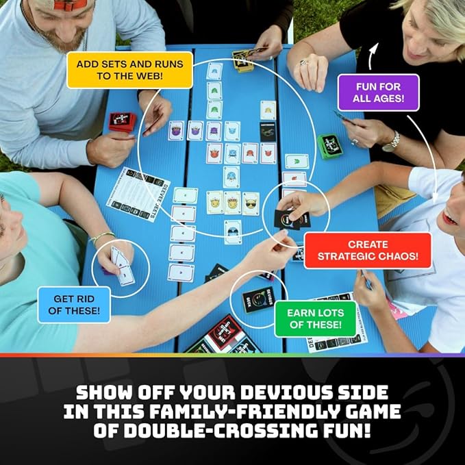 Don’t Cross Me! – Fast, Easy-to-Learn Family Card Game for Ages 8+ | Laugh, Block & Outsmart Each Other in 10–15 Minute Rounds | 2–5 Players • Perfect for Game Night Fun