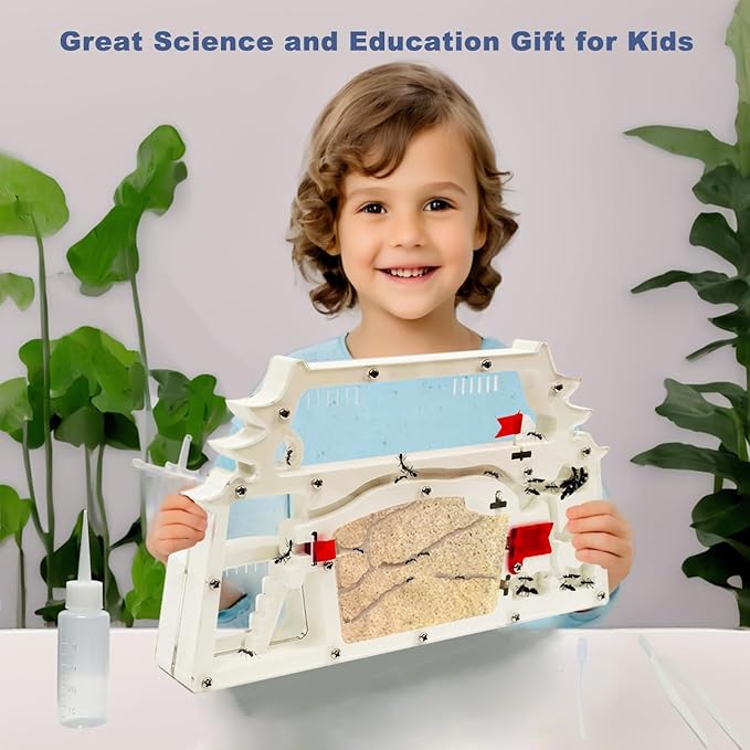Ant Farm Castle,Ant Colony Habitat Observation Tool Kits,Bug Terrarium House,Nature Learning Toys, Education Science Kit