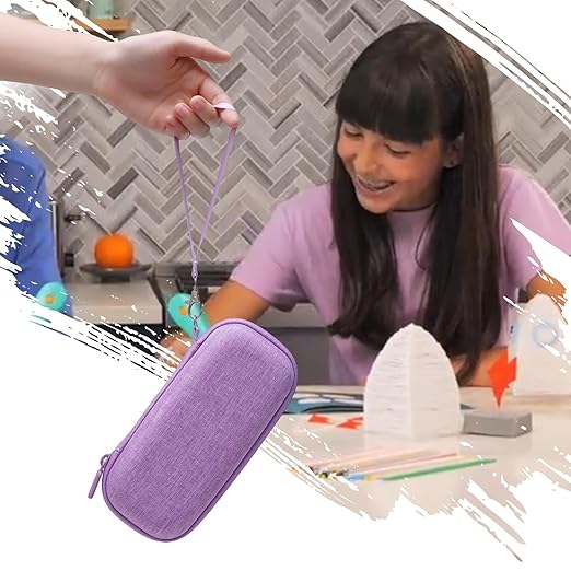 XANAD 3D Pen Case Compatible with 3Doodler Start+ Essentials/Scrib3D P1 Advanced/MYNT3D 3D Printing Pen for Kids, Purple