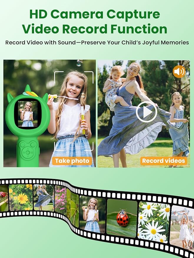 Microscope for Kids, Auto-Focus Handheld Digital Microscopes with 2.0" Screen, 8 LEDs Rechargeable Pocket Mini Microscope Christmas Gifts Educational Science Toys for Ages 5 6 7 8 9 10 11 12