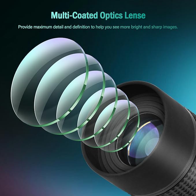 Astromania Zoom Eyepiece for Telescope, 7-21mm Zoom Lens Variable Power & Multi-Coated Design for Planetary & Deep Space Observation Compatible with Telescope That Accepts Telescope Eyepiece 1.25 Inch