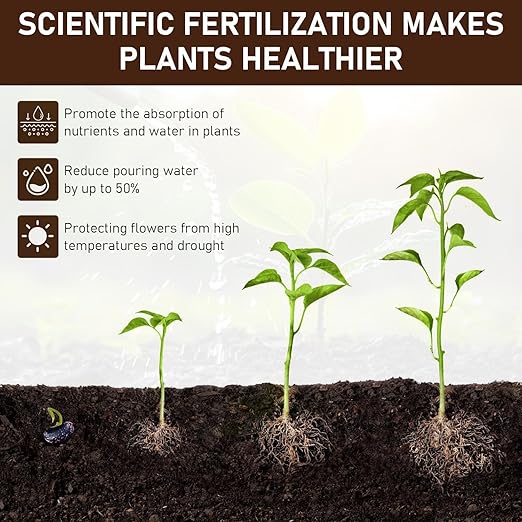 Soil Activators, Organic Soil Activators and Plant Fertilizers, Garden Beds for Cultivation, Potting Mix and Seedling Compost, Promoting Plant Rooting (2 PCS)