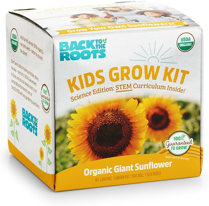 Back to The Roots Organic Sunflower Grow Kit