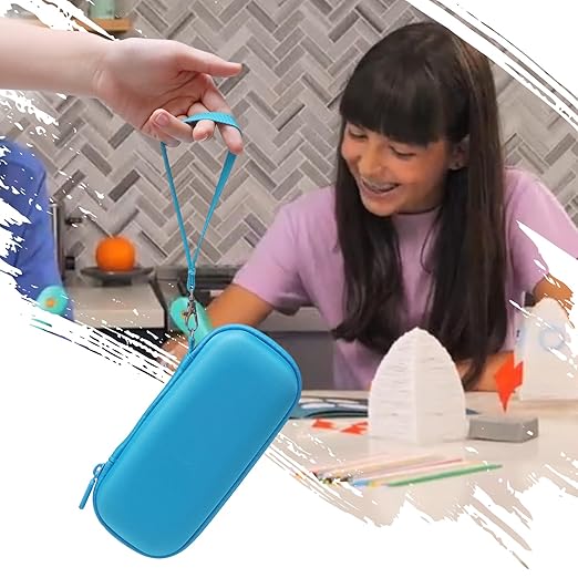XANAD 3D Pen Case Compatible with 3Doodler Start+ Essentials/Scrib3D P1 Advanced/MYNT3D 3D Printing Pen for Kids, Blue