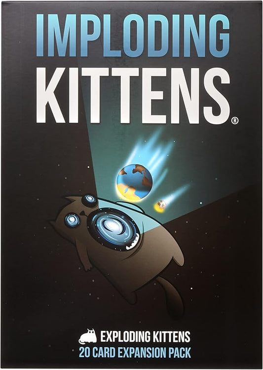 Imploding Kittens Expansion Set - A Russian Roulette Card Game, Easy Family-Friendly Party Games for Adults, Teens & Kids - 20 Card Add-on
