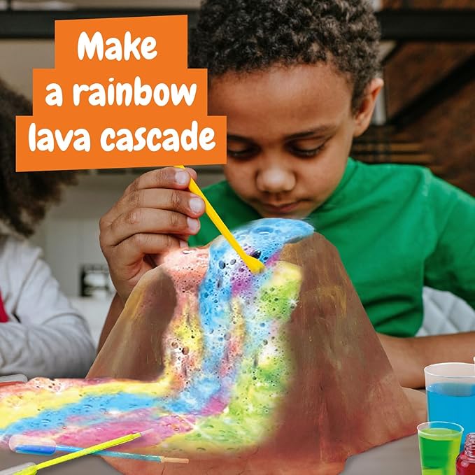 Science4you Rainbow Volcano Toy for Kids - Volcano Kit for Kids, Rainbow Lab + 12 Science Experiments for Kids, Stem Science Toys, Games, Science Gifts for 8+ Year Old Boys and Girls